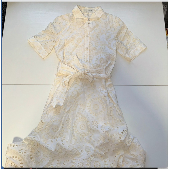 Zara Embroidered Shirt Dress Size XS - Picture 7 of 9